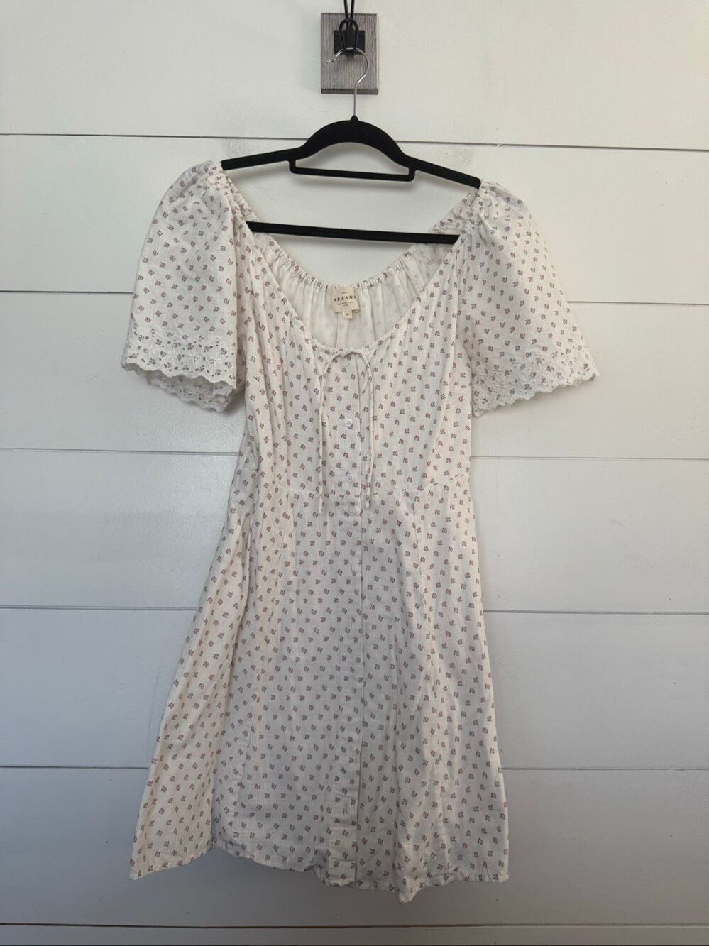 Sezane Women’s 36 Vika Floral Cottagecore Mini Dress